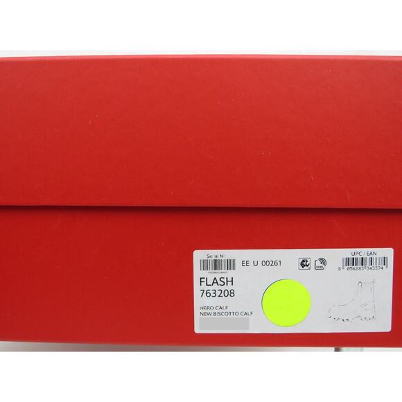 NIB FERRAGAMO FLASH BLACK LEATHER LOGO PLATFORM PULL CHELSEA ANKLE BOOTS 13 M - Picture 13 of 14